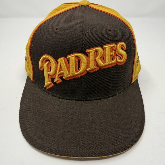 Mitchell & Ness Other - San Diego Padres Hat Cap Fitted 7 1/8 Brown MLB Baseball Swinging Friar